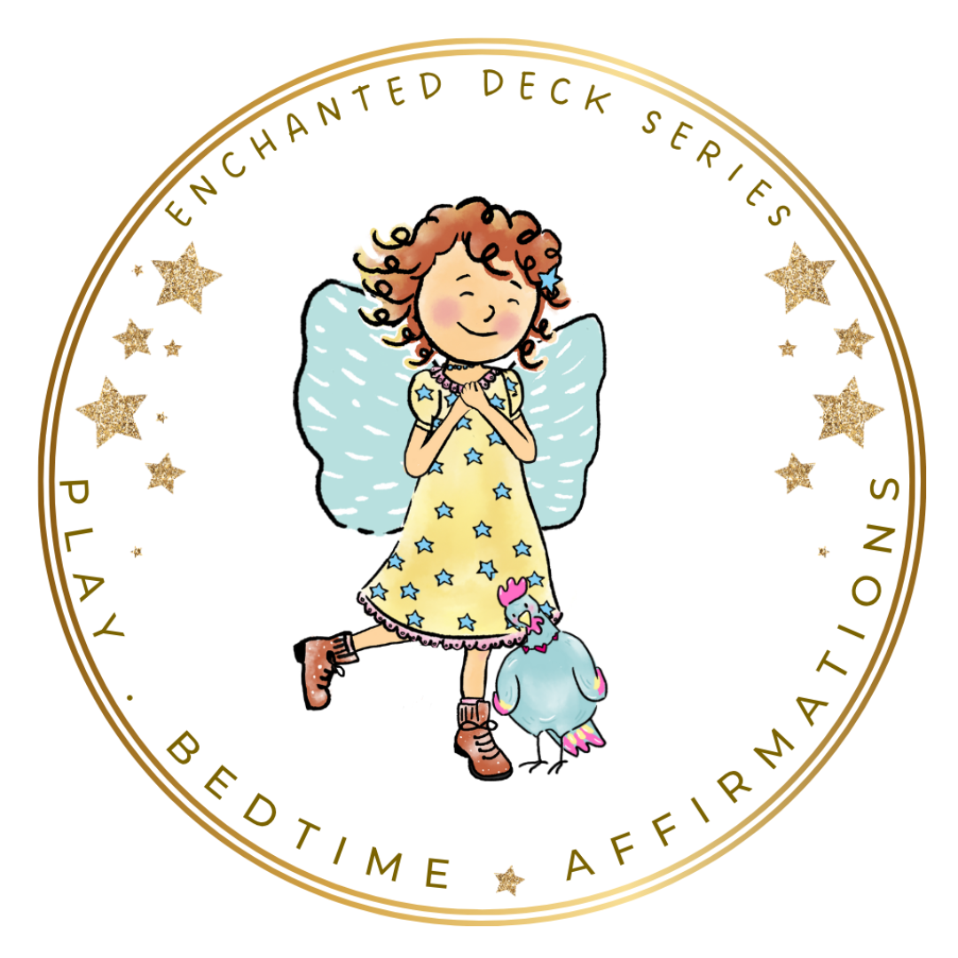 Bedtime with Bridget Card Deck styled flat lay on neutral tones background | Stories with Starlight