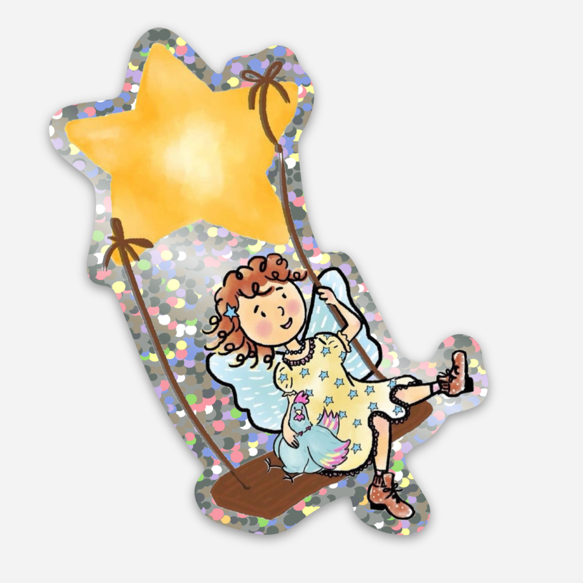 Starlight sticker detail — individual character sticker close-up | Stories with Starlight