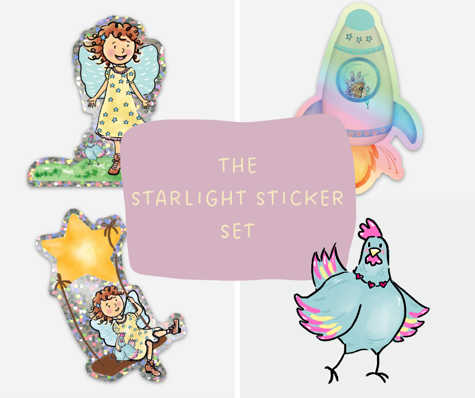 Children's Sticker Set — 4 Starlight character stickers | Stories with Starlight