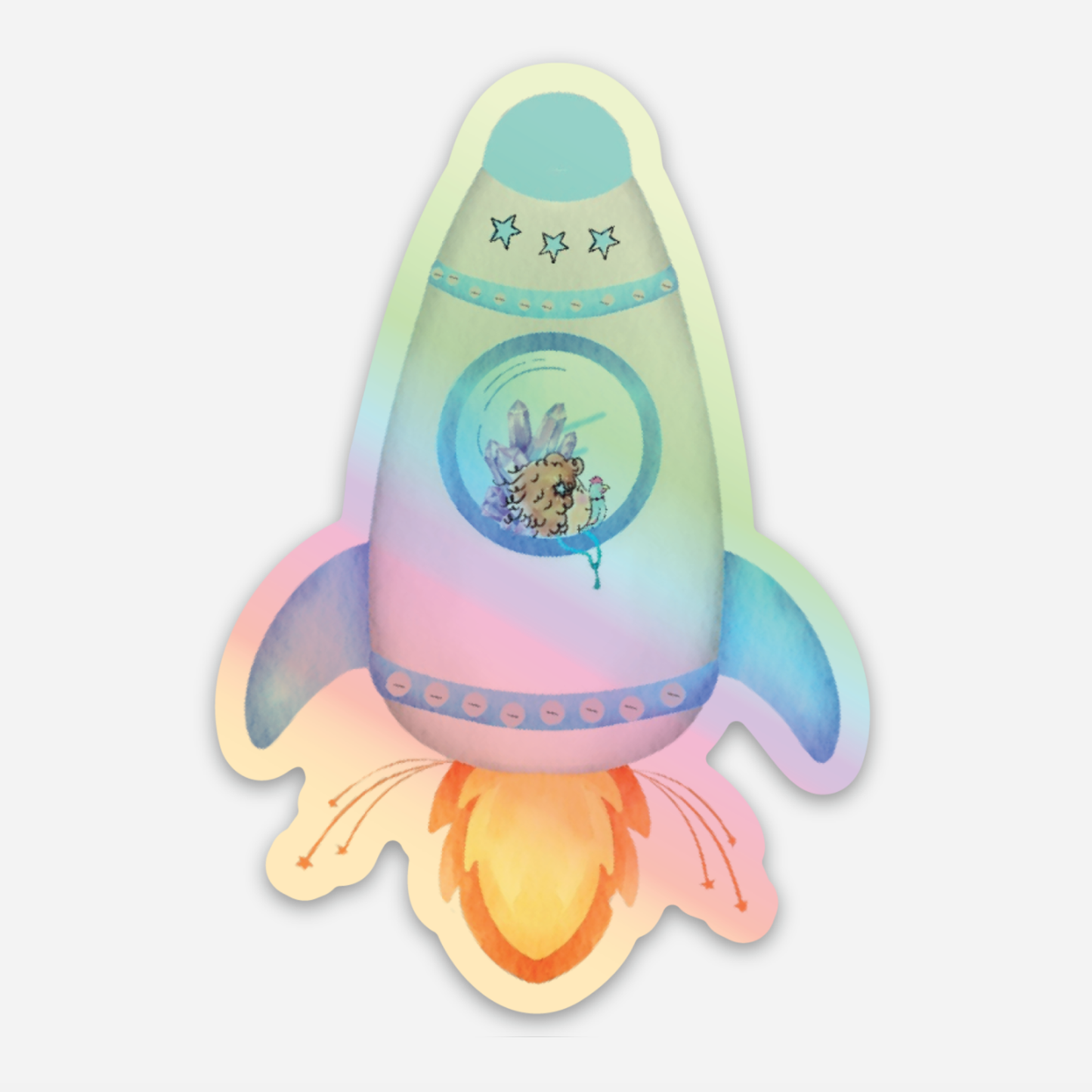 Starlight sticker detail — individual character sticker close-up | Stories with Starlight