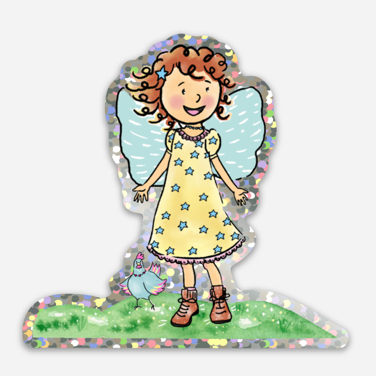 Starlight sticker detail — individual character sticker close-up | Stories with Starlight