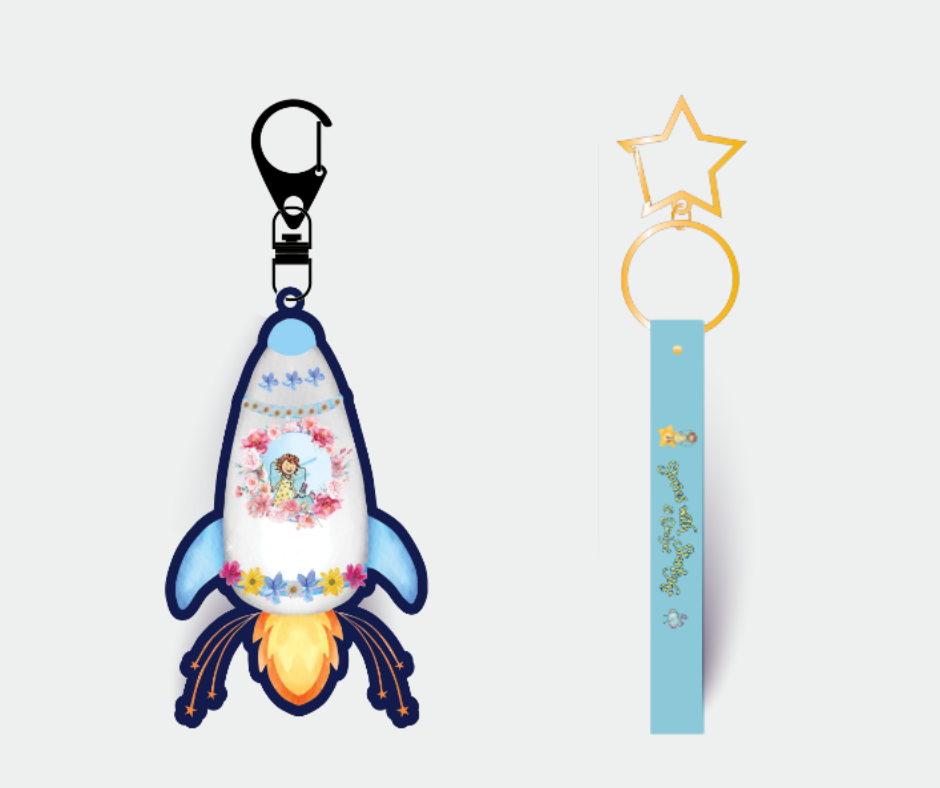 Stories with Starlight Keychain — children's gift accessory featuring Starlight character | Stories with Starlight