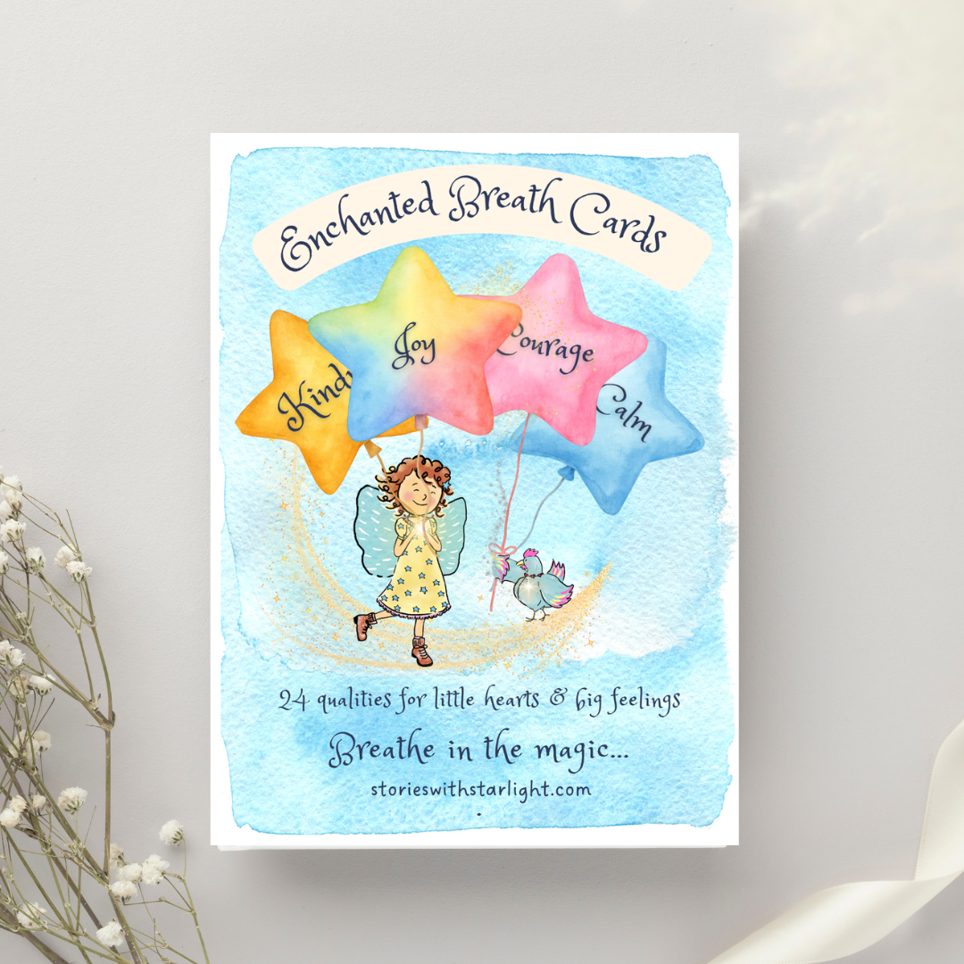 Mindfulness Card Deck for Kids digital download — ages 3–8 | Stories with Starlight