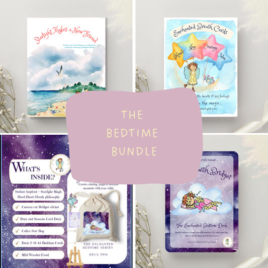 Children's Bedtime Gift Bundle — book and Bedtime with Bridget Card Deck | Stories with Starlight
