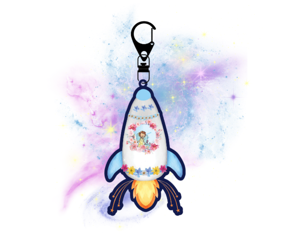 Bright & Happy Keychain – A colorful PVC keychain featuring Starlight’s magic, perfect for gifts.