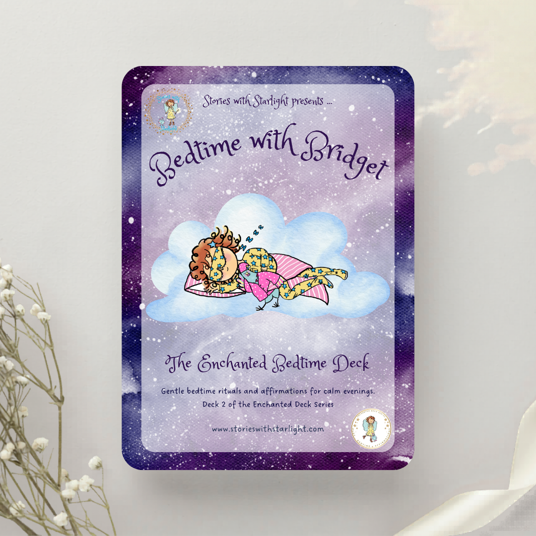 Bedtime with Bridget Card Deck — bedtime routine cards for kids ages 3–8 | Stories with Starlight