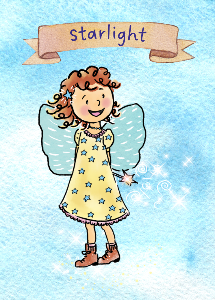 Enchanted Play Deck individual character card — Starlight fairy illustration | Stories with Starlight