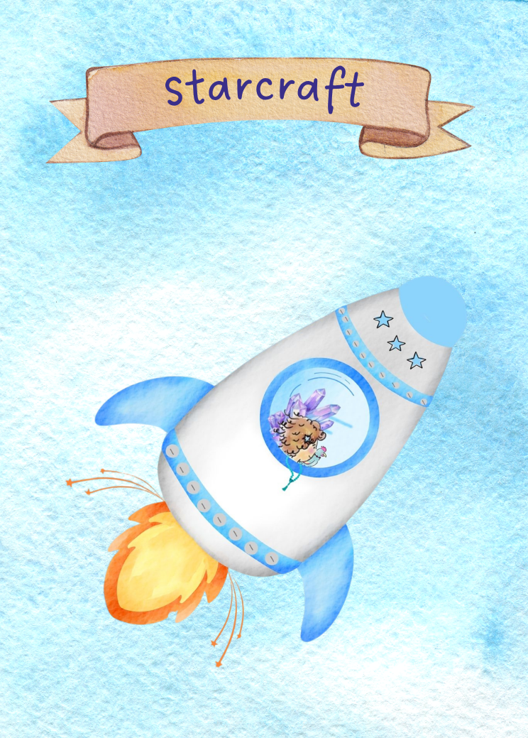 Enchanted Play Deck individual character card — Starlight fairy illustration | Stories with Starlight